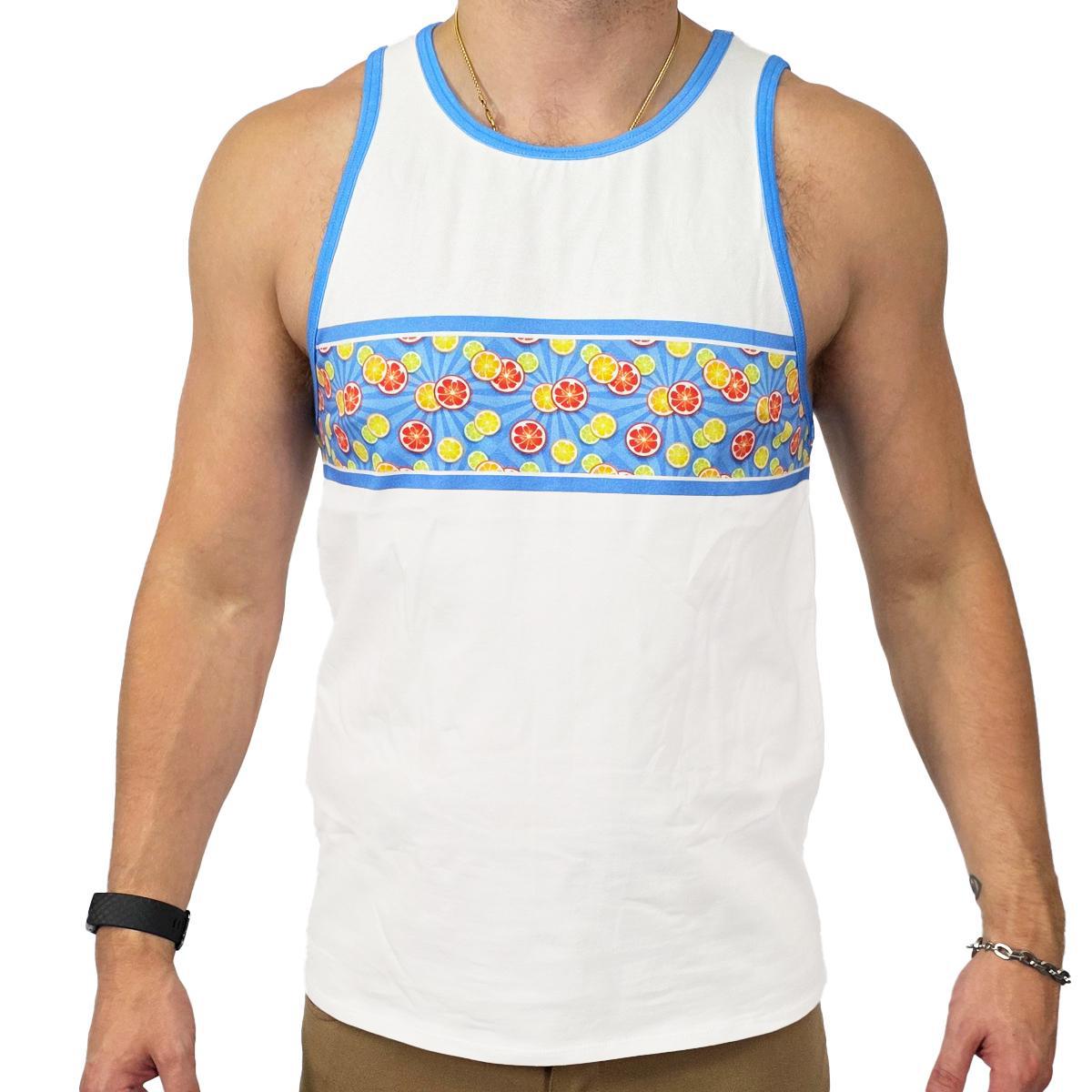 Citrus Blast Chest Stripe Tank