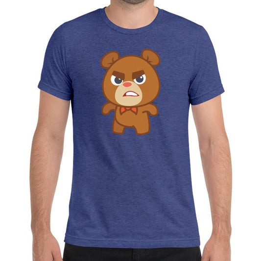 Angry Bear Navy Triblend T-Shirt by Assassin Menswear
