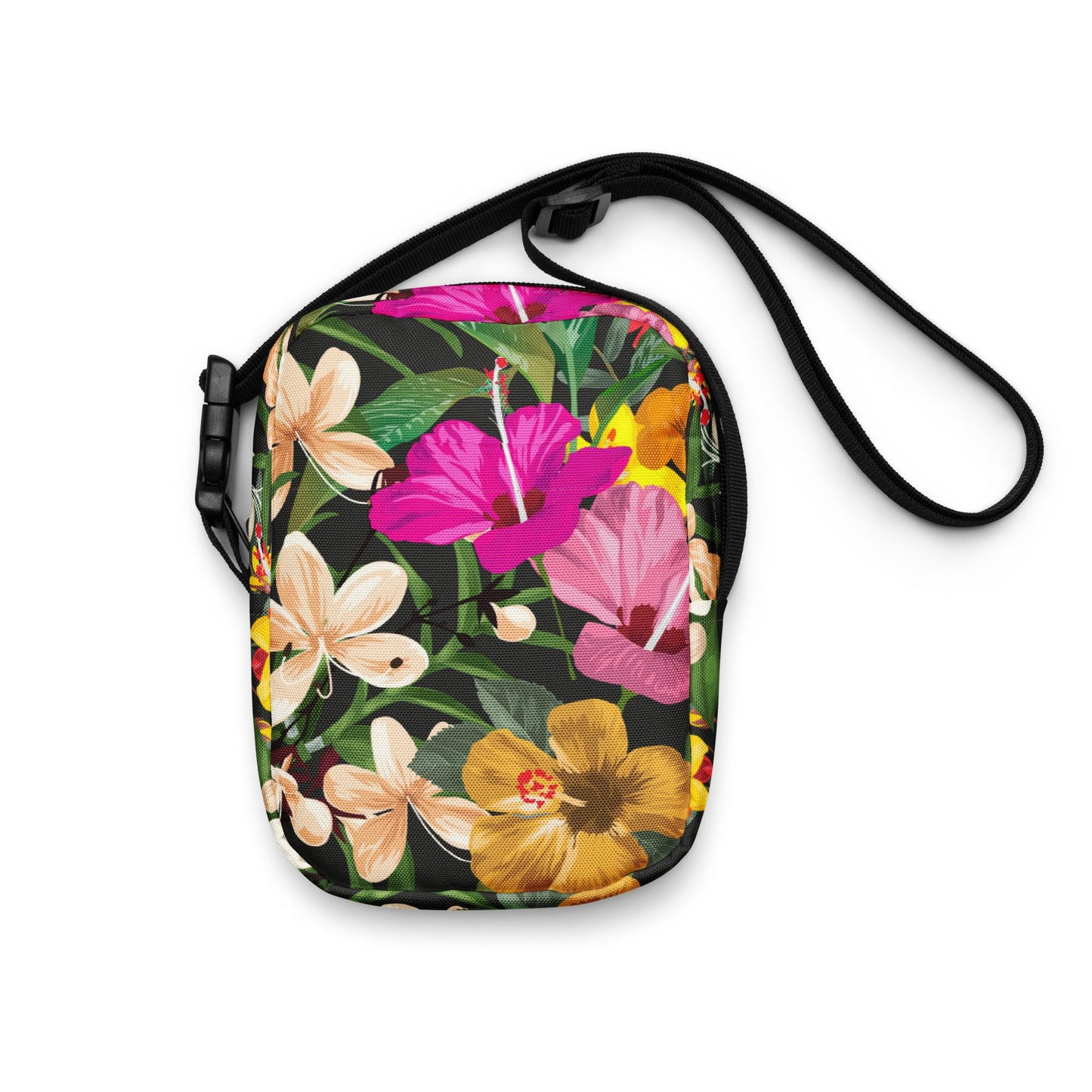 Tropical Floral Crossbody Bag