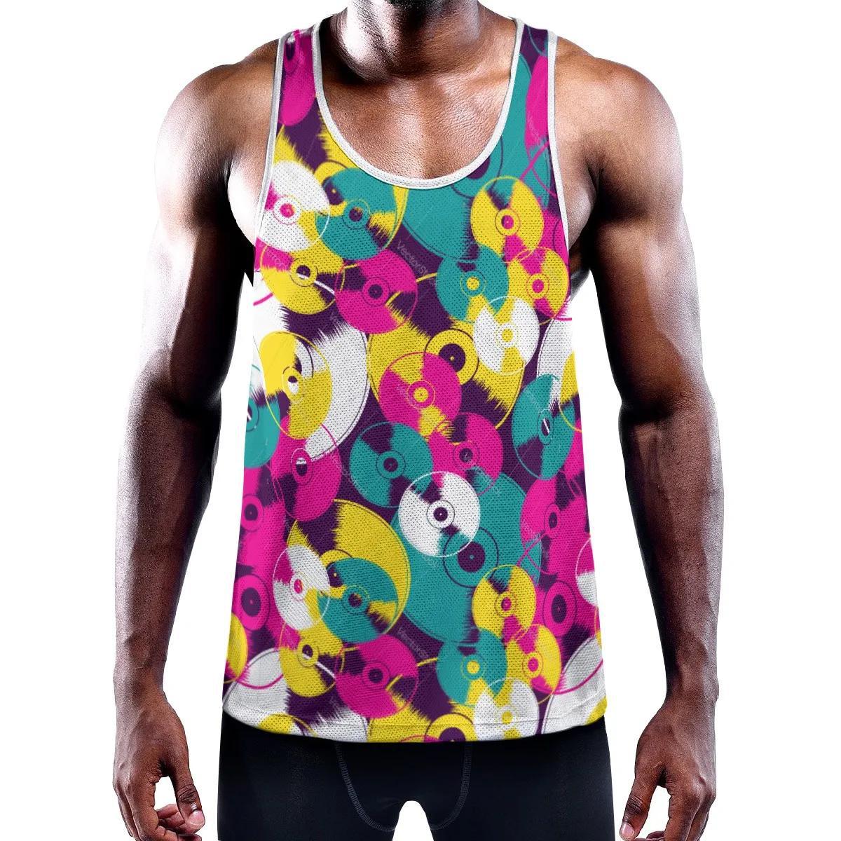 Retro Records Multicolor Y-Back Racer Tank