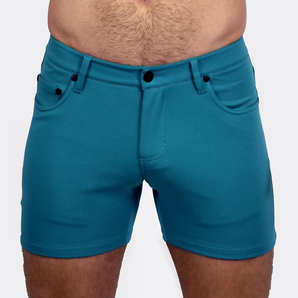 Teal 5" Super Stretch Shorts