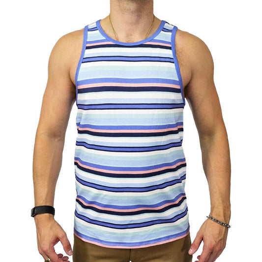 Lavender Vintage Striped Tank
