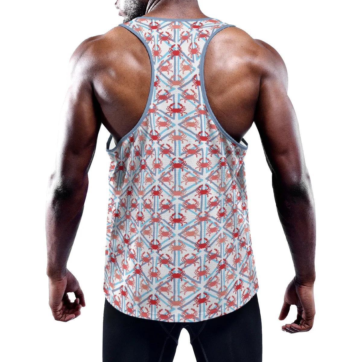 Crabz Print Y-Back Tank