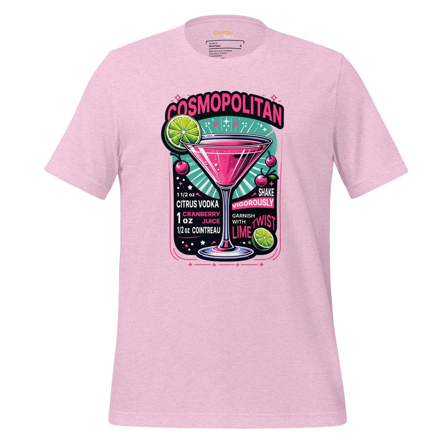 Cosmo Cocktail Pink Lilac T-Shirt