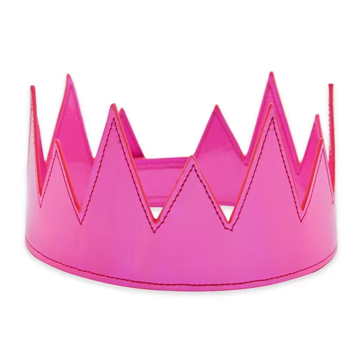 Pink Metallic Crown Hat