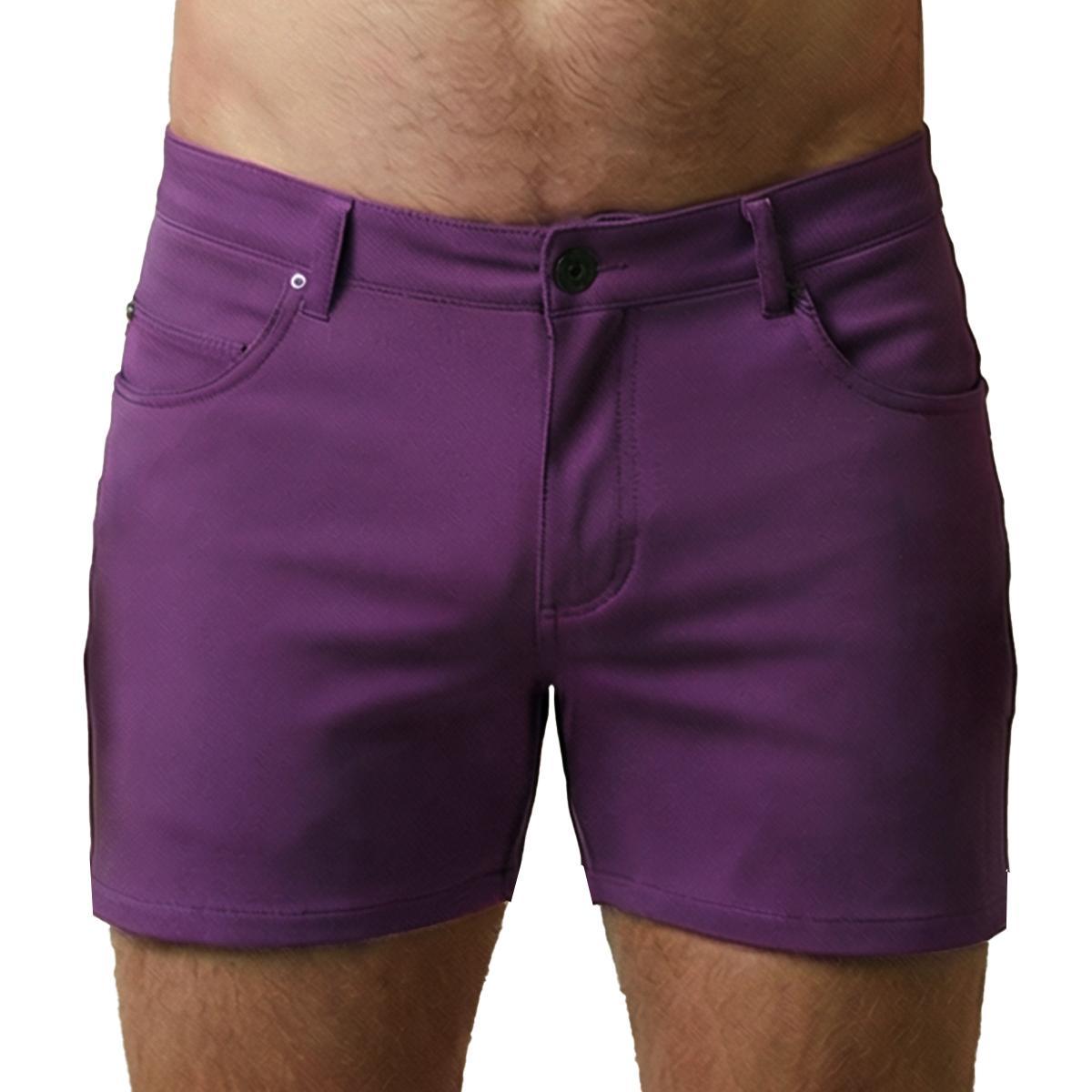 Purple 5" Super Stretch Shorts