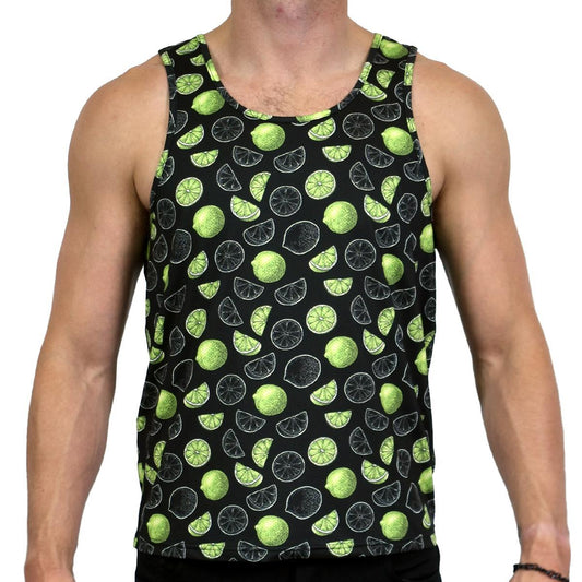 Limes Stretch Mesh Tank