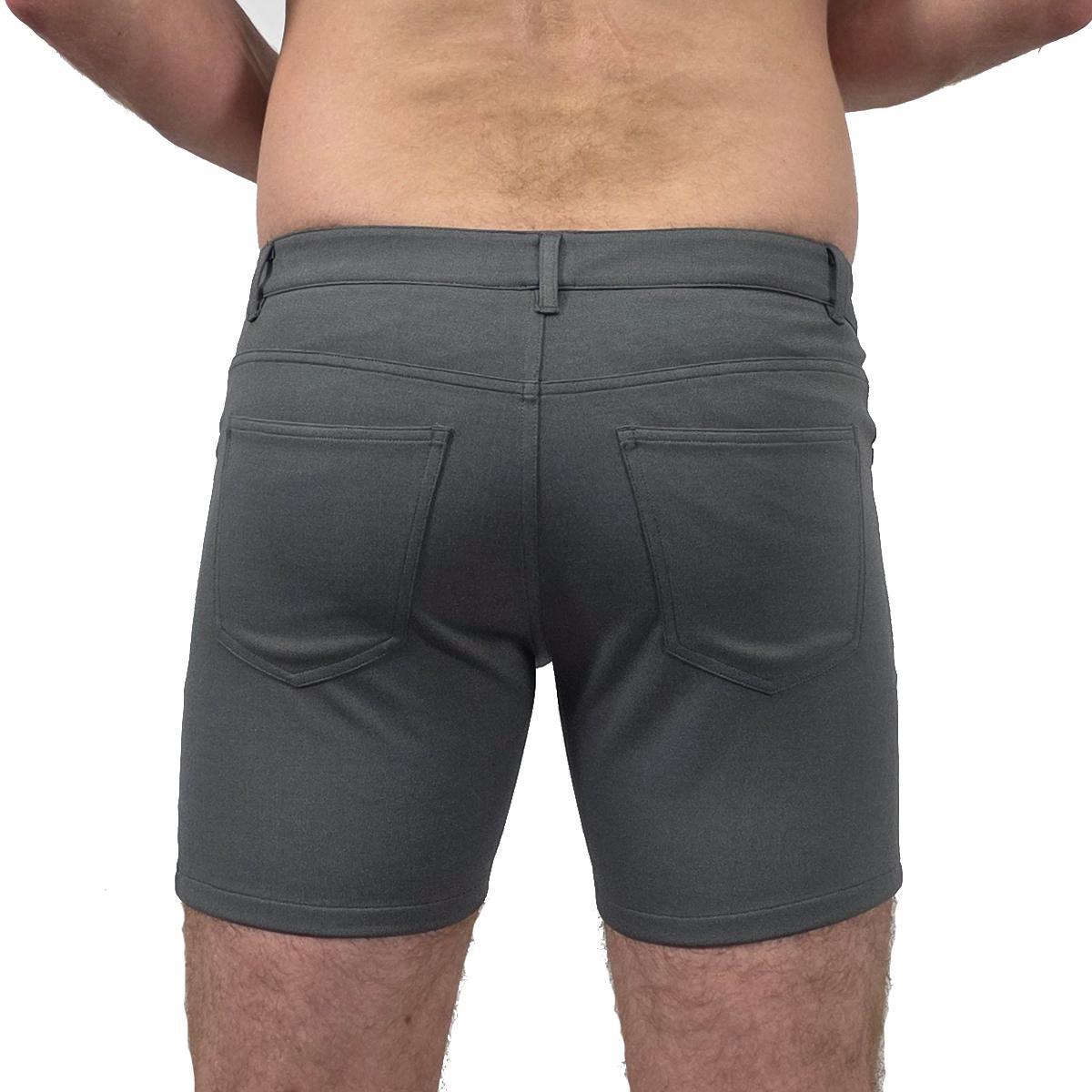 Charcoal Grey 5" Super Stretch Shorts