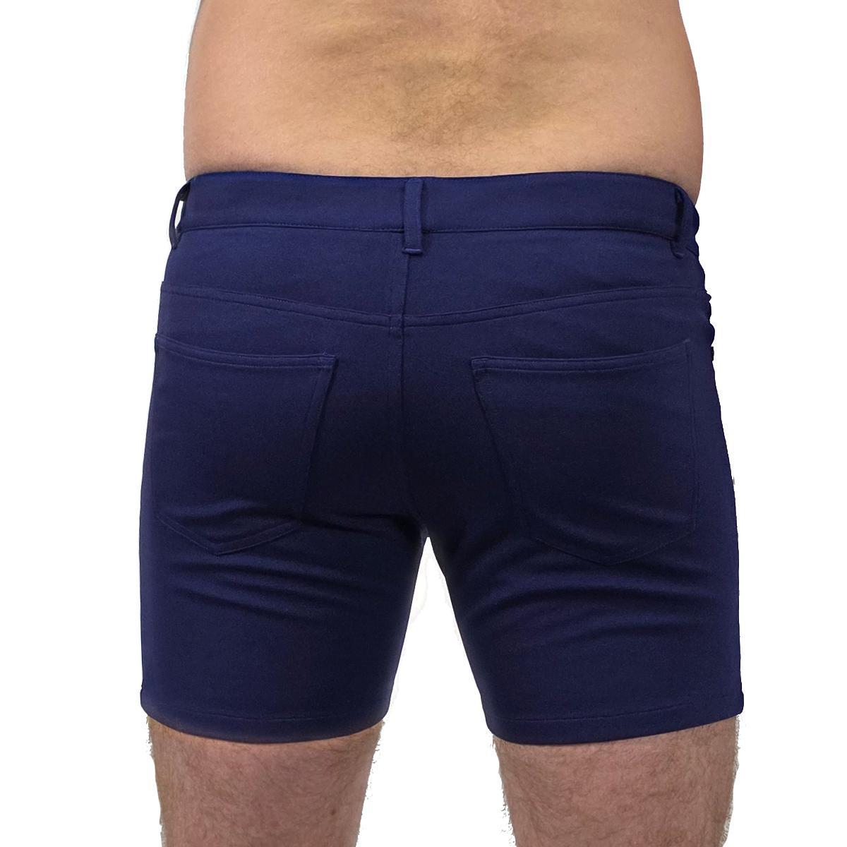 Navy 5" Super Stretch Shorts