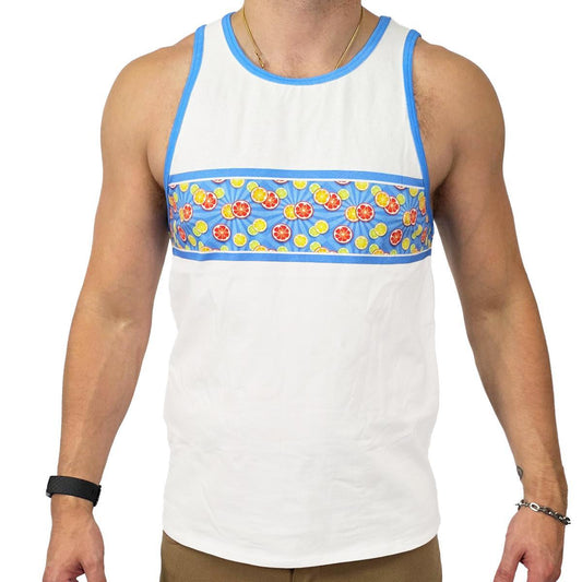 Citrus Blast Chest Stripe Tank