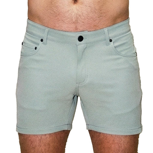 Light Grey 5" Super Stretch Shorts