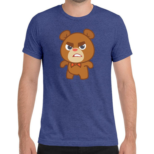Angry Bear Navy Triblend T-Shirt