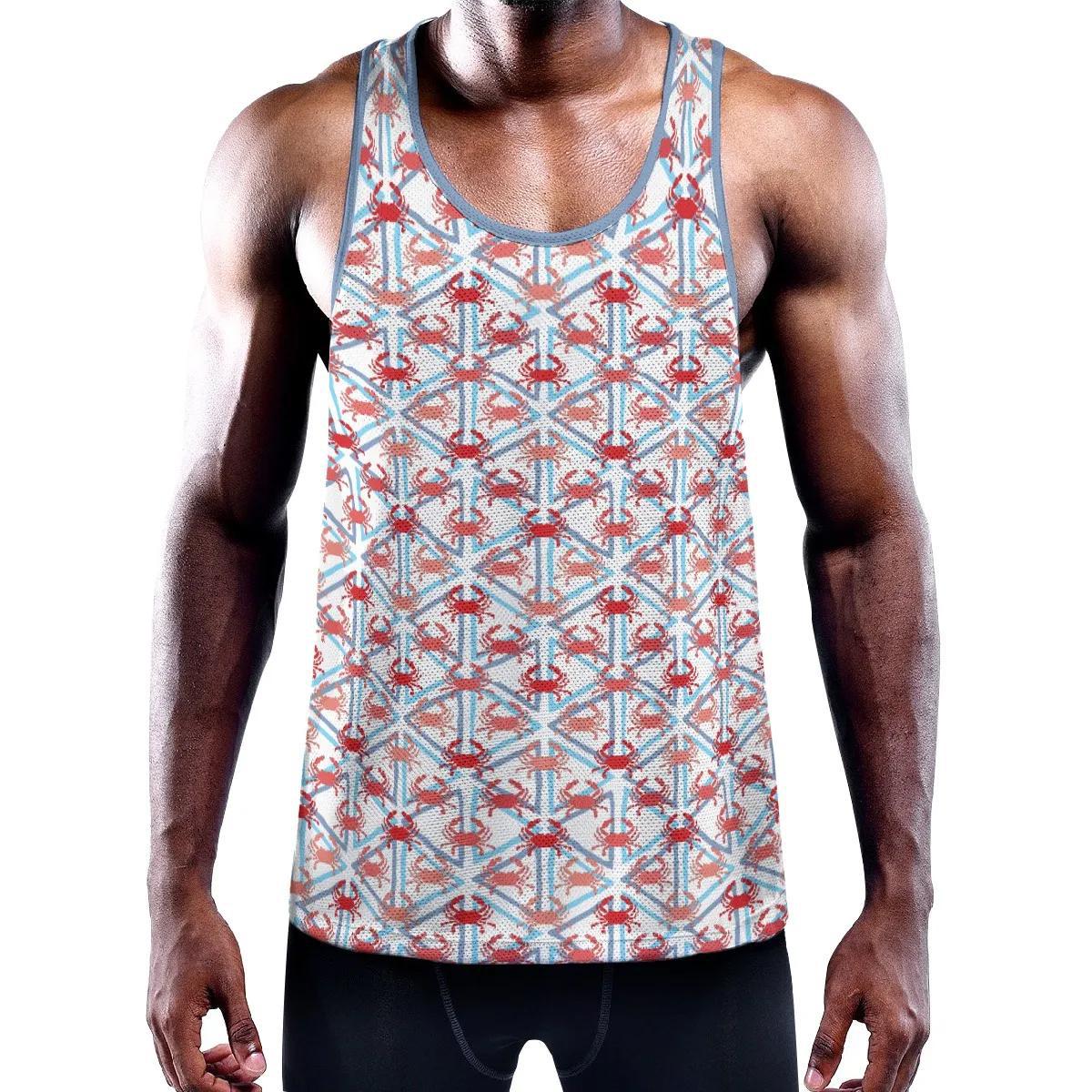 Crabz Print Y-Back Tank