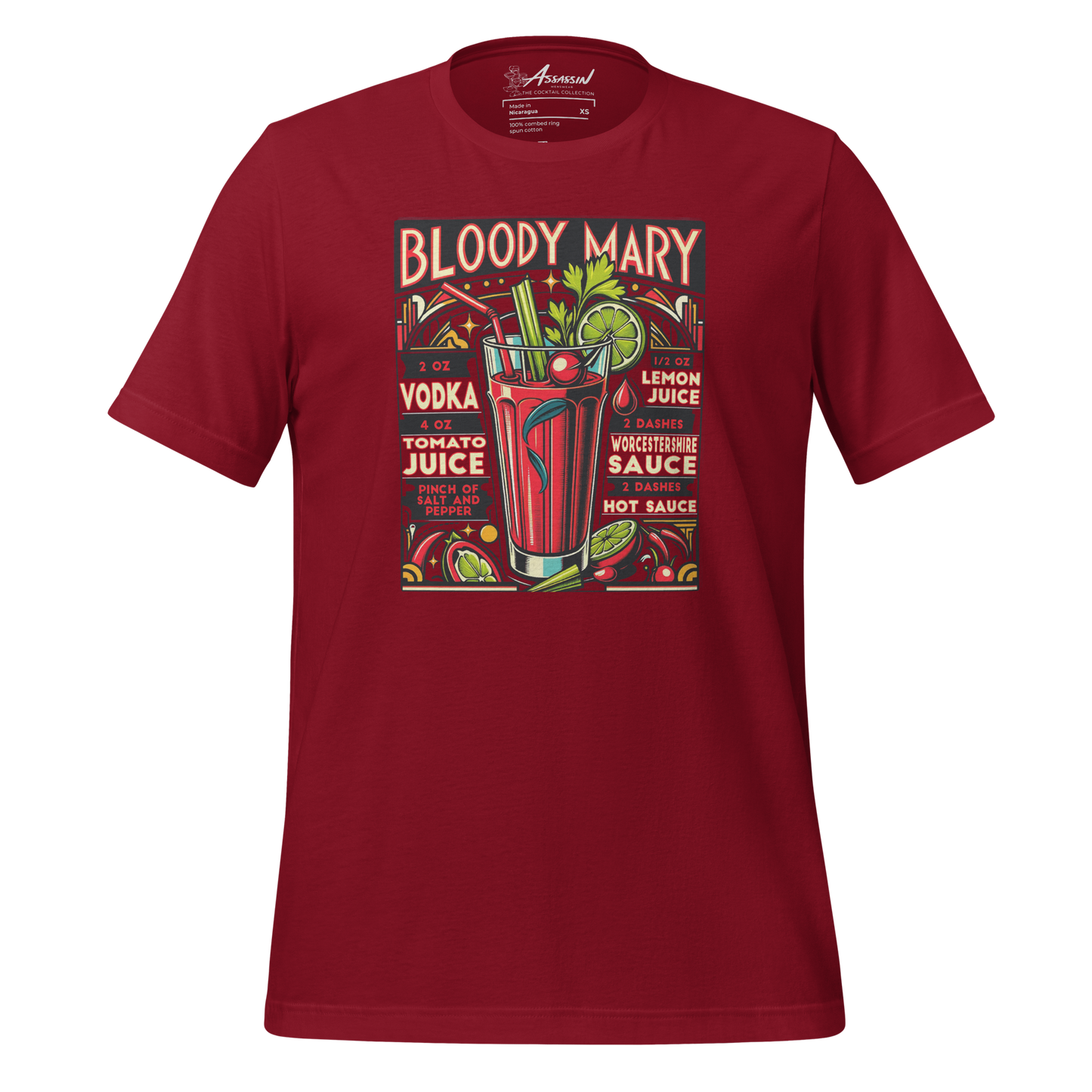 Bloody Mary Maroon T-Shirt