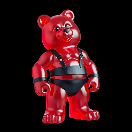 Leather Daddy Gummy Bear Cotton T-Shirt