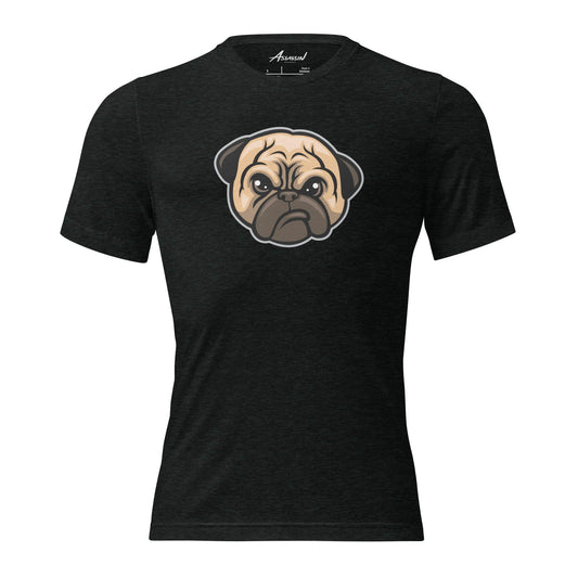 Pug Life Charcoal Triblend T-Shirt