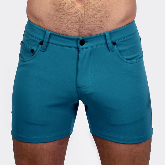 Teal 5" Super Stretch Super Stretch Shorts