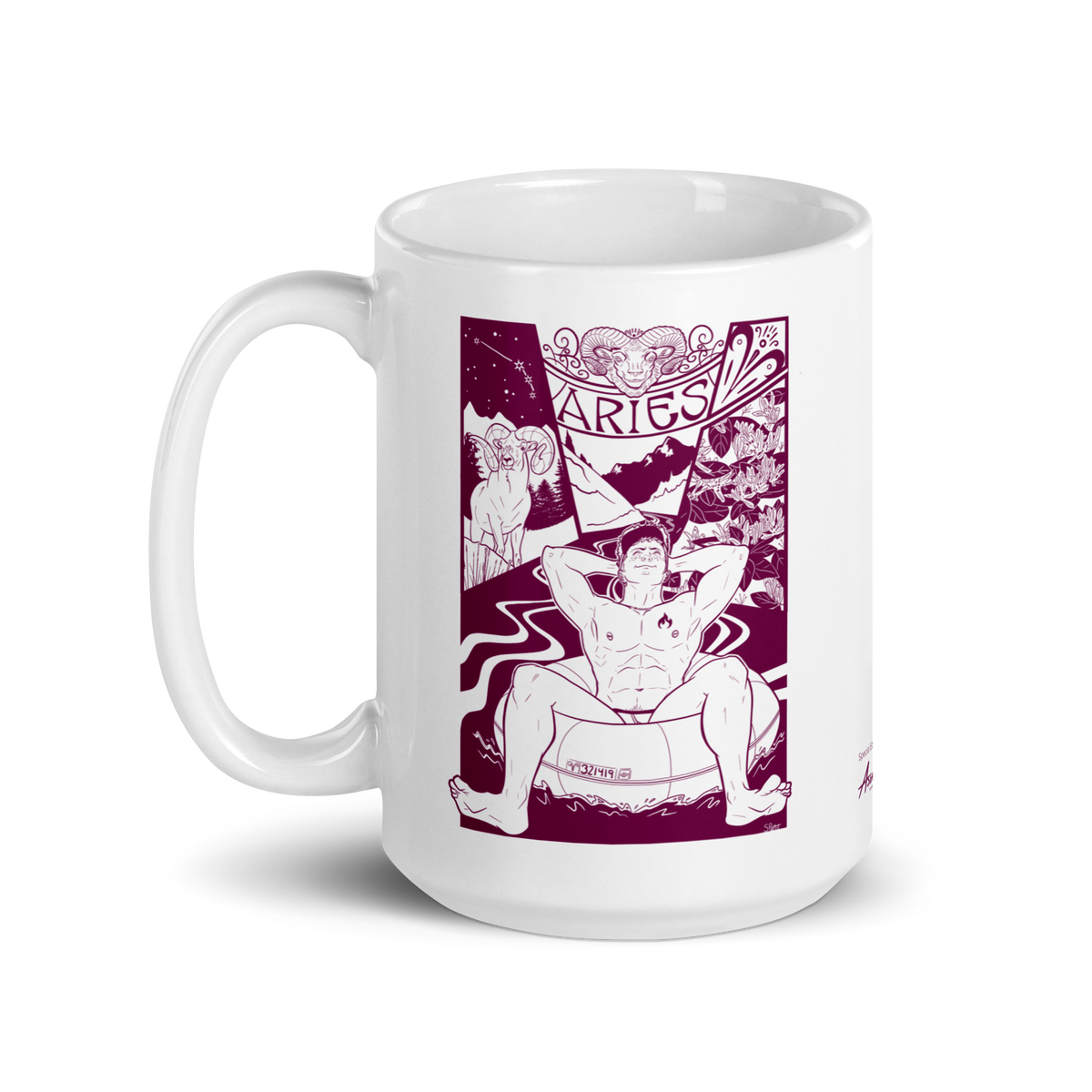 Aries Zodiac Collection 15oz Coffee Mug