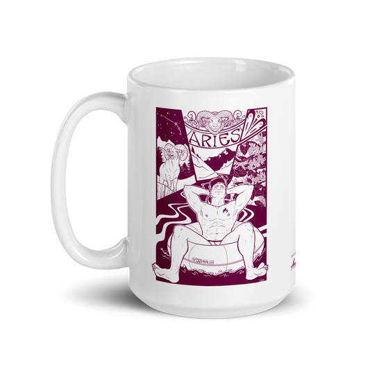 Aries Zodiac Collection 15oz Coffee Mug