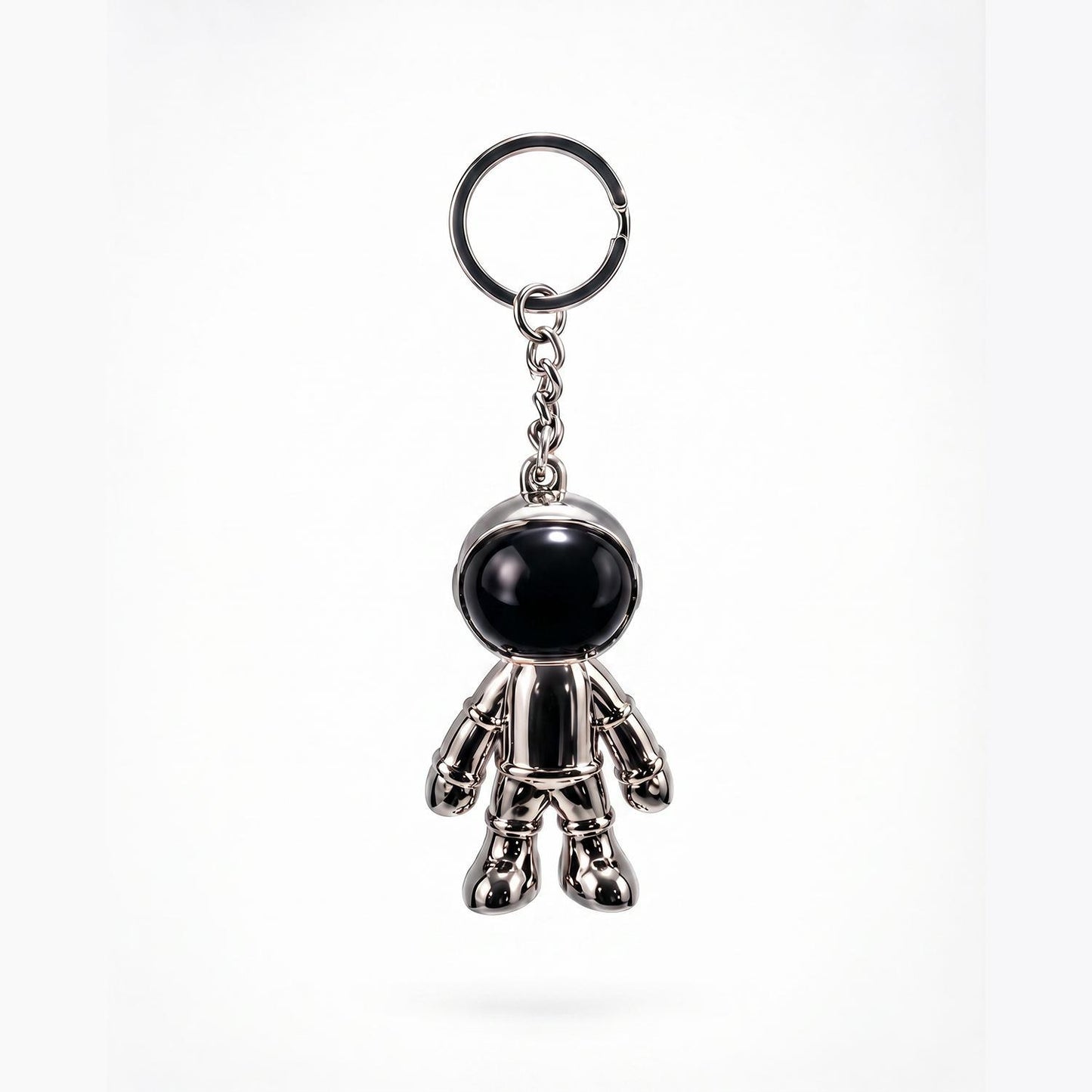 Metallic Spaceman Keychain