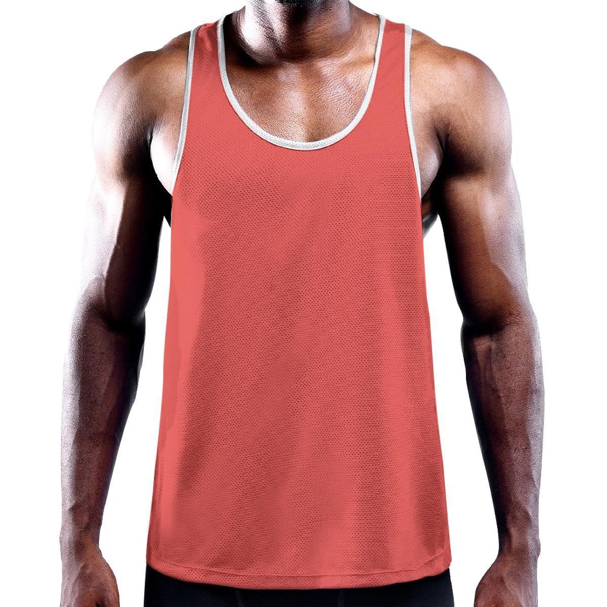 Candy Red Solid Color Y-Back Tank from Assassin Menswear