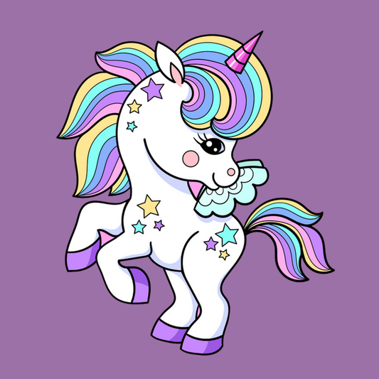Baby Unicorn Purple T-Shirt