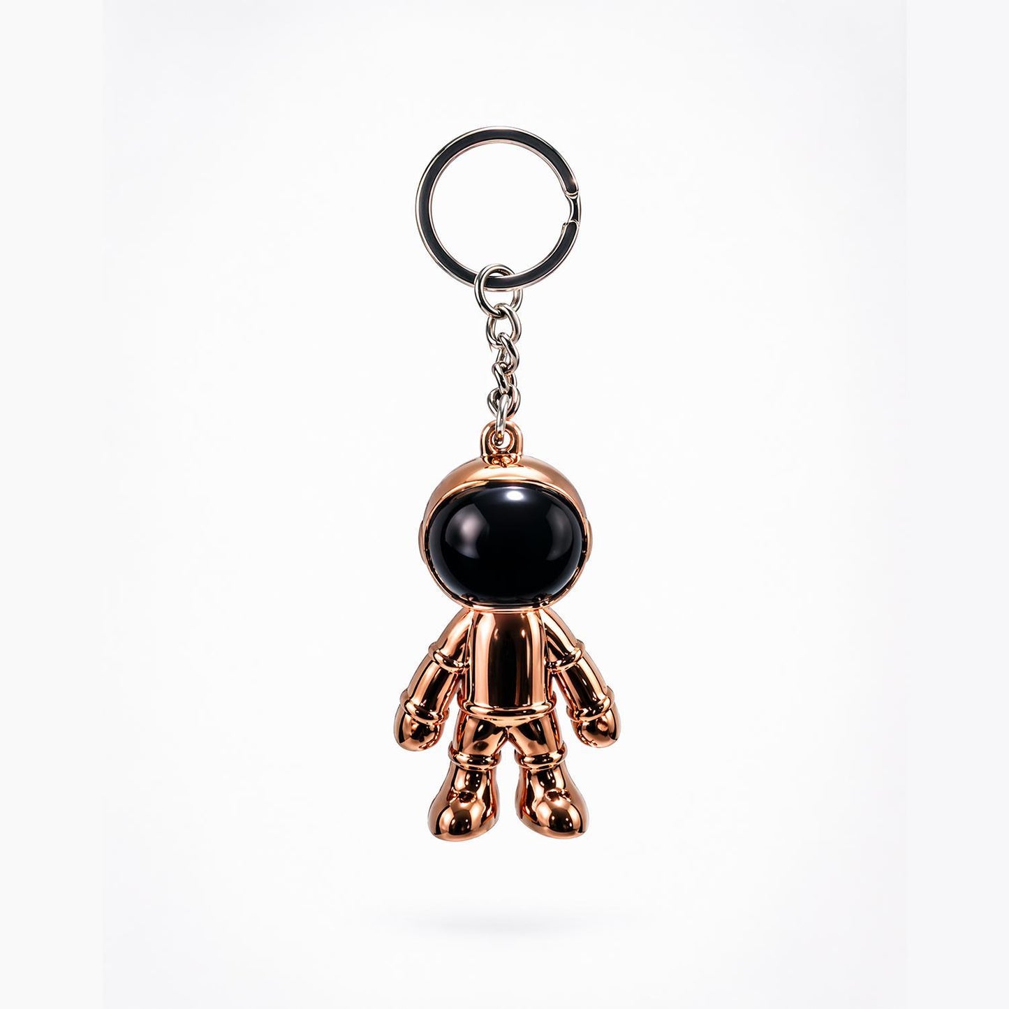 Metallic Spaceman Keychain