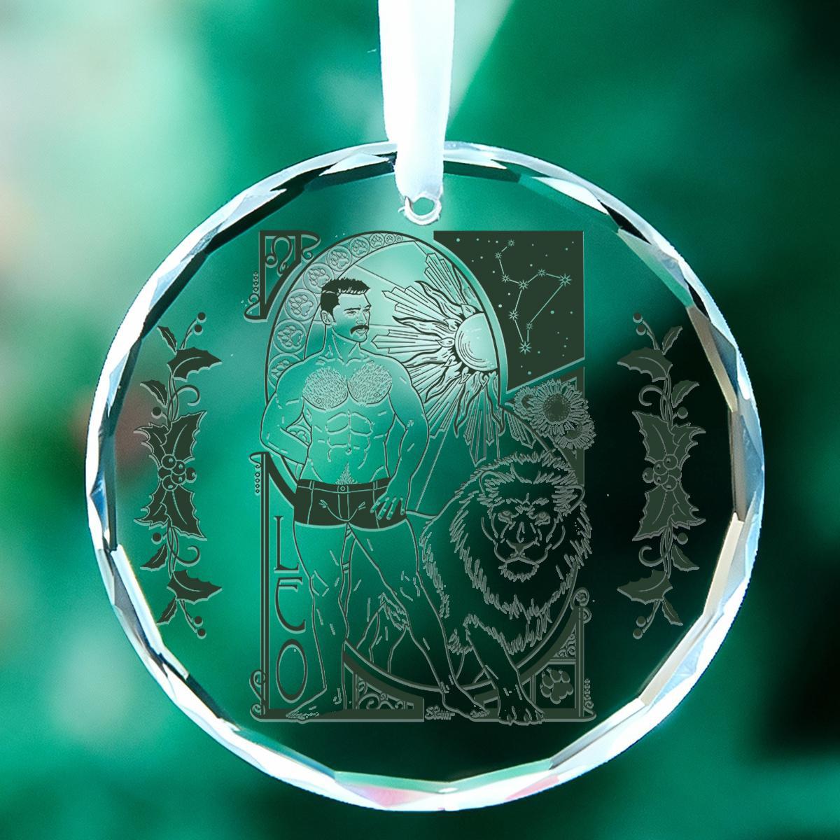 The Zodiac Collection 3" Glass Holiday Ornament