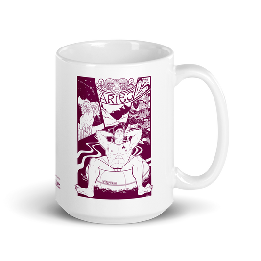 Aries Zodiac Collection 15oz Coffee Mug