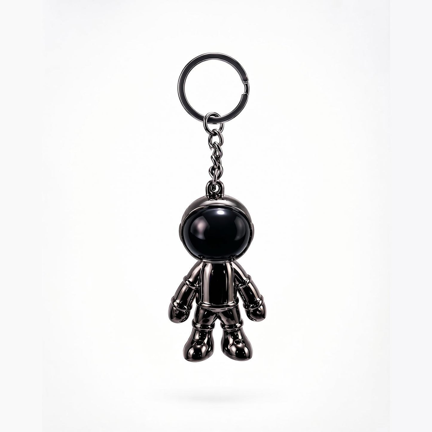 Metallic Spaceman Keychain