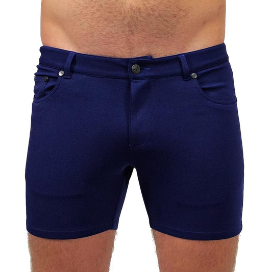 Navy 5" Super Stretch Shorts