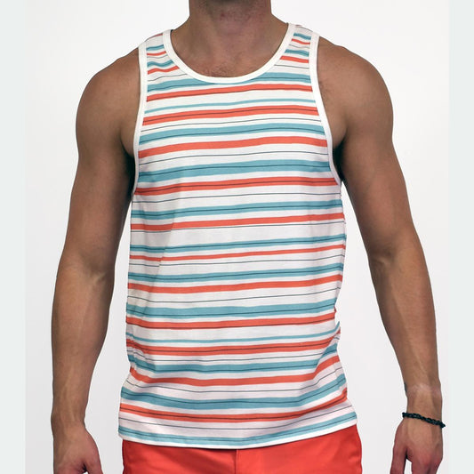 Fresh Mint Vintage Striped Tank